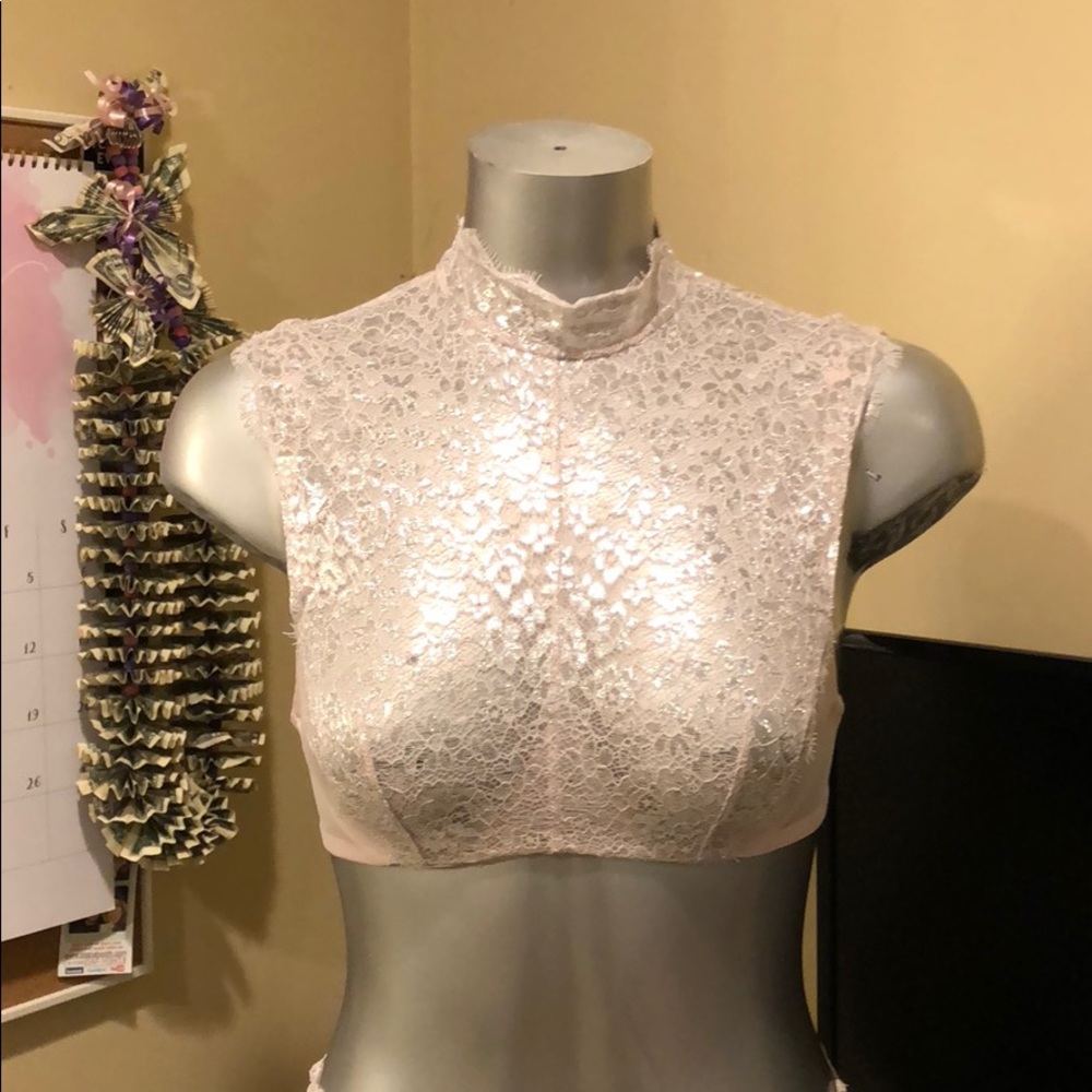 Victoria’s Secret Dream Angels Lace High Neck Bra